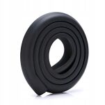 OCHRANIACZ MIĘKKA TAŚMA MEBLOWA PIANKOWA PIANKA OCHRONNA NA MEBLE NAROŻNIKI ROGI STOŁU KANTY 8MM CZARNA - 9