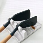 PODSTAWKA PODKŁADKA KUCHENNA OCIEKACZ UCHWYT POD CHOCHLĘ ŁYŻKĘ CHOCHELKĘ ŁOPATKĘ PRZYBORY POKRYWKĘ - 6