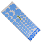 NAKLEJKI ŚCIENNE KWIATY I MOTYLE SAMOPRZYLEPNE DEKORACJE NA MEBLE I ŚCIANY ARKUSZ 60SZT  BŁĘKITNY - 2