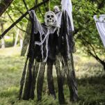 ZAWIESZANA WISZĄCA DUŻA ZJAWA UPIÓR DUCH STRASZNA FIGURKA OZDOBA DEKORACJA HALLOWEEN STRACH WIEDŹMA CZASZKA - 3