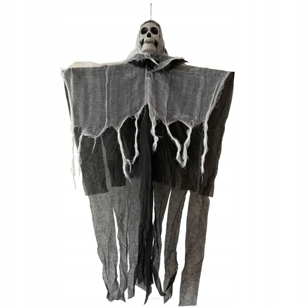 ZAWIESZANA WISZĄCA DUŻA ZJAWA UPIÓR DUCH STRASZNA FIGURKA OZDOBA DEKORACJA HALLOWEEN STRACH WIEDŹMA CZASZKA