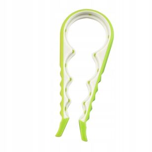 ZIELONY OTWIERACZ DO SŁOIKÓW WEKÓW ZAKRĘTEK NAKRĘTEK BUTELEK UNIWERSALNY WIELOFUNKCYJNY 4W1 RĘCZNY