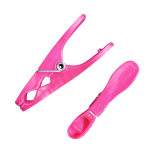 KLAMERKI DO PRANIA PLASTIKOWE KOLOROWE SPINACZE DO BIELIZNY WYTRZYMAŁE SPRĘŻYNKI 24 SZT - 3