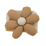 BRĄZOWY KWIATEK UPINACZ UCHWYT DO ZASŁON ZAPIĘCIE DEKORACJA OKIENNA 3D POKÓJ DZIECIĘCY 2szt - 3