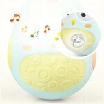 WAŃKA WSTAŃKA ZABAWKA SENSORYCZNA DLA NIEMOWLĄT KOLOROWA DZWONIĄCA KIWAJKA BAŃKA SOWA SÓWKA RÓŻOWA - 5