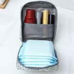 KAKTUSY KOSMETYCZKA PODRÓŻNA DAMSKA SASZETKA ORGANIZER NA PODPASKI WKŁADKI ETUI PODRÓŻNE DO TOREBKI WALIZKI - 4