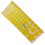 NAKLEJKI ŚCIENNE KWIATY I MOTYLE SAMOPRZYLEPNE DEKORACJE NA MEBLE I ŚCIANY ARKUSZ 60SZT ŻÓŁTY - 2