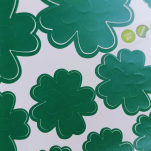 NAKLEJKI ŚCIENNE KWIATY I MOTYLE SAMOPRZYLEPNE DEKORACJE NA MEBLE I ŚCIANY ARKUSZ 60SZT CIEMNOZIELONY - 4