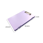 PODKŁADKA CLIPBOARD DESKA Z KLIPSEM DO PISANIA TECZKA ZAMYKANA ORGANIZER NA DOKUMENTY A4 - 13