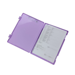 PODKŁADKA CLIPBOARD DESKA Z KLIPSEM DO PISANIA TECZKA ZAMYKANA ORGANIZER NA DOKUMENTY A4 - 7