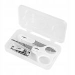 AKUKU ZESTAW DO PAZNOKCI DLA NIEMOWLĄT DZIECI W ETUI NOŻYCZKI CĄŻKI PILNIK - 3