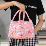 KUCYKI ŚNIADANIOWA PIKNIKOWA TORBA TERMICZNA IZOLACYJNA BOX NA LUNCH JEDZENIE NA PLAŻĘ PIKNIK LEKKA - 5