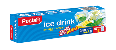 WORECZKI FOREMKI DO LODU SAMOZAMYKAJĄCE PACLAN ICE DRINK KARTONIK 288 KOSTEK