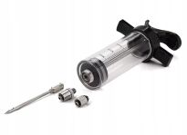 STRZYKAWKA NASTRZYKIWARKA DO PEKLOWANIA SZYNKI SCHABU MIĘSA WĘDLIN 3 IGŁY - 5