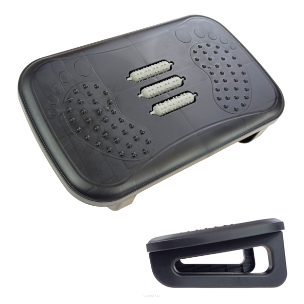 PODNÓŻEK POD BIURKO BIUROWY ERGONOMICZNY PODSTAWA POD STOPY Z MASAŻEM