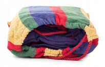 Hamak wiszący bez drążka duży ogrodowy dwuosobowy turystyczny 200kg 200x150 - 2