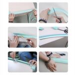 SZARA OCHRONNA TAŚMA PIANKOWA NA KANTY ROGI NAROŻNIKI ZABEZPIECZENIE PIANKOWE OCHRANIACZ DO MEBLI 2M - 6