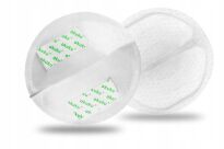 AKUKU WKŁADKI LAKTACYJNE CHŁONNE JEDNORAZOWE SAMOPRZYLEPNE ŻELUJĄCE 30SZT ULTRACIENKIE 1MM DYSKRETNE - 2