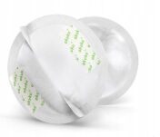 AKUKU WKŁADKI LAKTACYJNE CHŁONNE JEDNORAZOWE SAMOPRZYLEPNE ŻELUJĄCE 30SZT ULTRACIENKIE 1MM DYSKRETNE - 4