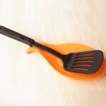 POMARAŃCZOWA PODSTAWKA PODKŁADKA KUCHENNA POD ŁYŻKĘ CHOCHELKĘ ŁOPATKĘ ŁYŻKĘ CHOCHLĘ OCIEKACZ SILIKONOWA - 3
