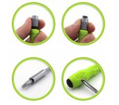 NARZĘDZIA BITY ŚRUBOKRĘTY WKRĘTAKI PRECYZYJNE Z MAGNESEM BITY ZESTAW 32 EL. - 4