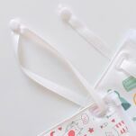 SŁONIKI I MISIE PUDEŁKO POJEMNIK SASZETKA NA CHUSTECZKI NAWILŻANE NAWILŻAJĄCE MOKRE PODRĘCZNE ETUI WIELORAZOWE - 3