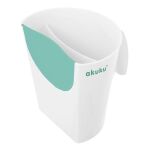 AKUKU DUŻY KUBEK DO MYCIA GŁOWY DZIECI SPŁUKIWANIA SZAMPONU PIANY WŁOSÓW WODĄ KĄPIELI DZIECKA ZIELONY - 4