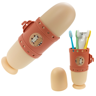 ETUI POJEMNIK NA SZCZOTECZKĘ PASTĘ DO ZĘBÓW DLA DZIECKA PODRÓŻNY ORGANIZER