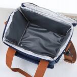 SZARA TORBA TERMICZNA IZOLACYJNA PLAŻOWA TURYSTYCZNA BOX NA LUNCH JEDZENIE PIKNIK TERMOIZOLACYJNA NA RAMIĘ - 9