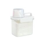 POJEMNIK ORGANIZER PUDEŁKO NA PROSZEK PŁYN DO PRANIA PŁUKANIA Z MIARKĄ ZAMYKANE NA DETERGENTY 1100ML - 15
