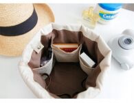 KAKTUSY KOSMETYCZKA DAMSKA DLA DZIEWCZYNKI PODRÓŻNA TURYSTYCZNA WIĄZANA POJEMNA WOREK ZE ŚCIĄGACZEM - 3